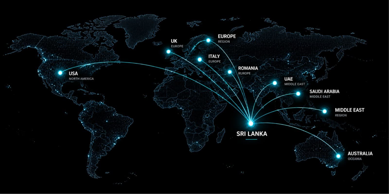 Global Reach World Location Map